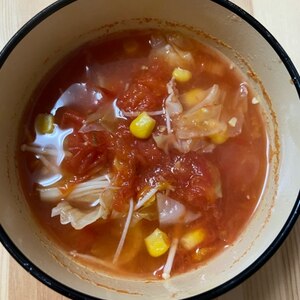 完熟トマトで★簡単トマトスープ